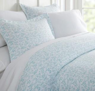 Patterend Sheet Set 3 pcs - Twin / Lt. Blue (IEH-DUVET-BOV)