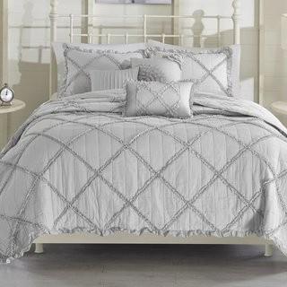 Ophelia & Co. Tamecca Cotton 6 Piece Coverlet Set (OPCO2208_22208680_22208682) Pink / King, Cal King