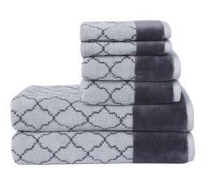 Labrielville 6 pcs Towel Set by Mistana - Grey