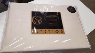 Superior Sheet Set 4 pcs Ivory Solid Queen