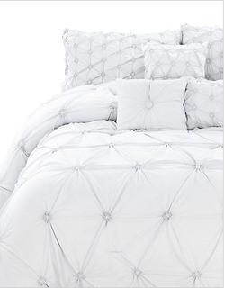 SAFDIE & CO Chateau Six-Piece Comforter Set - White / King