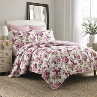 Laura Ashley Home Lidia 100% Cotton Reversible Quilt Set by Laura Ashley Home (LEY1214_11796569)