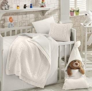 Nipperland Naturel Wool Blended 6 Piece Crib Bedding Set (NIPR1017_20063701)