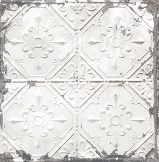 Brewster Home Fashions Tin Ceiling Distressed 33' x 20.5 Geometric Tile Wallpaper (BZH6660_16227269) - 2 rolls