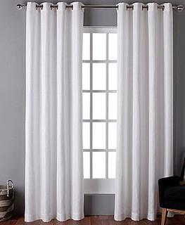 Exlcusive Home Grommet Panels Virenze - Winter White / 54"X63"