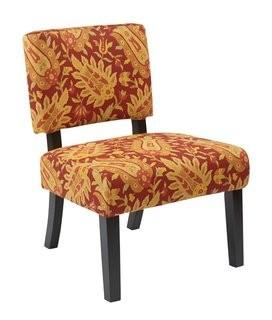 Jasmine Accent Chair (JAS-F16) (09023430549) - Floral Cinnabar
