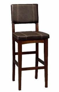 Linon Home D?cor Products Counter Stool (0210VBRN121-01-KD) - Dark Brown