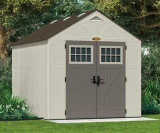 Tremont 8 ft. 4-1/2 in. x 10 ft. 2-1/4 in. Resin Storage Shed - Model #BMS8100