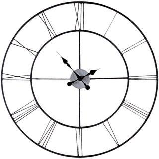 Laurel Foundry Modern Farmhouse Oversized 30 Black Decorative Wall Clock (LRFY7964)
