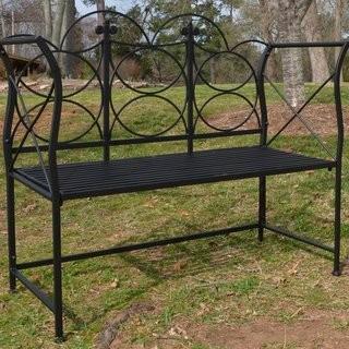 Alcott Hill Amelia Metal Garden Bench (ACOT2910)