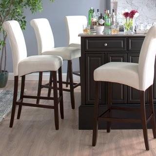 Three Posts Mather 30 Bar Stool (TRPT5294_28221903) - White / 2 pcs