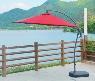 Direct Wicker Cantilever Umbrella (FCU-R) - Red