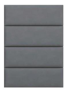 Vant 39"x11.5" Micro Suede Upholstered Headboard Panels in Grey