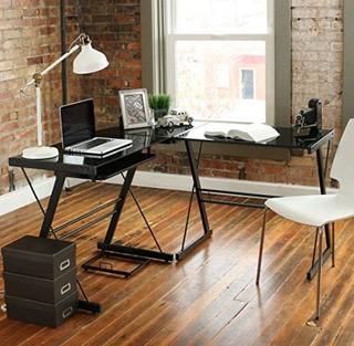 Walker Edison 3-Piece Contemporary Desk