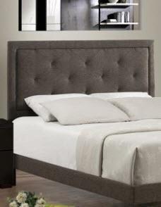 Hillsdale Furniture Becker Twin UPH Headboard - Blk / Brwn Fabric - 10079-101521