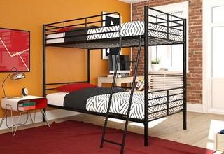 Convertible Metal Bunk Bed - 4081019 - Twin - Blk