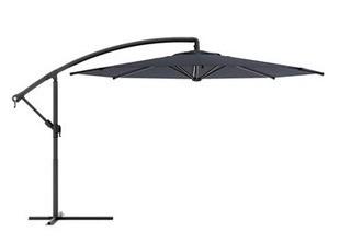 Corliving - Patio Offset Umbrella - 10' / Beige