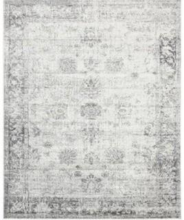 Unique Loom - Monaco Collection - 1434A - D. Grey - 5' x 8' 