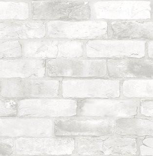 WallPops! Loft Brick Peel and Stick 18' x 20.5 Wallpaper Roll (WPP2525) - 4 pcs