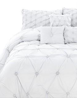 SAFDIE & CO Chateau Six-Piece Comforter Set - White / Queen