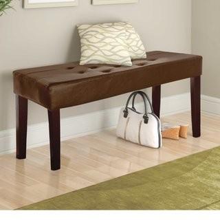 CorLiving Fresno Upholstered Bench (CLIV1116_13649380) - Red