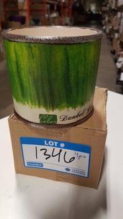 5"x4" Ceramic Bucket (S7322917) - Green