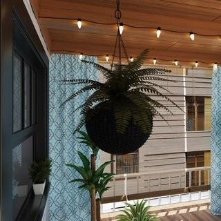 Keter Hanging Sphere Planter - Anthracite