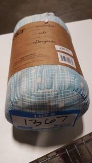 Patterned Duvet Cover 3 pcs (IEH-DUVET-POLKADOT-FULL/QUEEN-AQUA) - Full/Queen