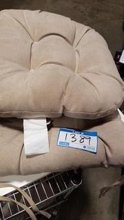 Taupe Seat Cover w Strings / 2 pcs
