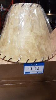 Lamp Factory 15 Faux Leather Empire Lamp Shade (LYU1255)