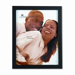 DAX Solid Wood Photo/Document Frame, Easel Back, 8-1/2 x 11, Black (UCP1009) / 2 pcs