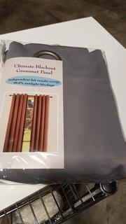 Ultimate Blackout Grommet Panel - 56x96" / Grey / 4 pcs