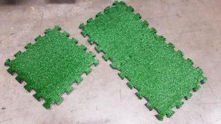 Green Puzzle Turf Pieces