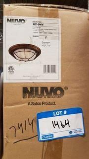 Nuvo Lighting Flush Lantern Mahogany Bronze (62-944)