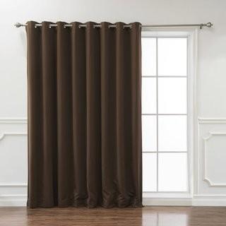 Alcott Hill Scarsdale Extra Solid Blackout Thermal Grommet Single Curtain Panel - Taupe / 100x96" / 2 pcs