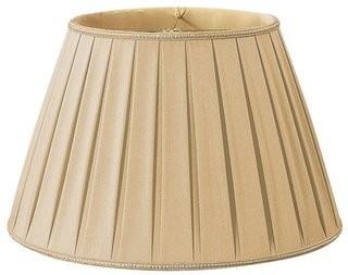 Royal Designs Timeless 14.5 Silk/Shantung Empire Lamp Shade (RDES1889_18137001) White/Off White