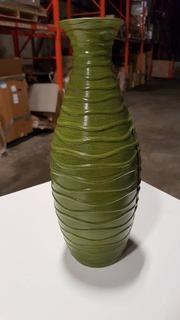 Adeco Green Vase (VS0006-G)