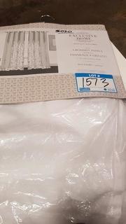 Exclusive Home Wilshire Grommet Panel - White / 2 pcs / 54"x84"