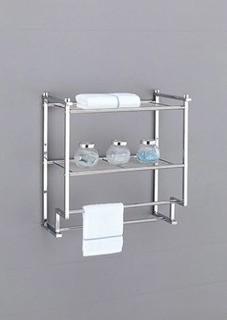Neu Home Metro 2-Tier Wall Mounting Rack With Towel Bars