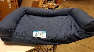 Navy Blue Dog Bed