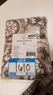 Pairs t Go Bradway Panel Pair Rod Pocket - Neutral / 56"x63"