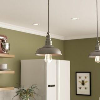Laurel Foundry Modern Farmhouse Stephine 1-Light Mini Pendant (LRFY8195_21351482) - Galvanazied Finish 