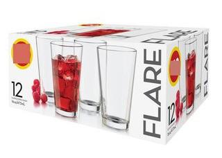 Libbey Flare Hiball Glass Set - 12 Piece / 16 oz