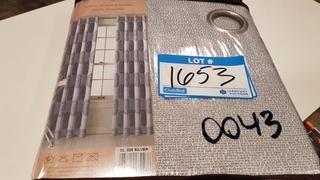 Daseng Home Luxury Jacquard Curtain (CL 225 SILVER) - Michelle Silver / 53x84"  - 3 pcs