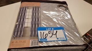 Daseng Home Luxury Jacquard Curtain (CL 225 SILVER) - Michelle Silver / 53x84"  - 3 pcs