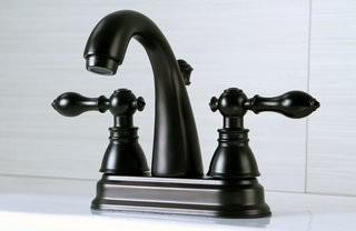 Kingston Brass FS5618ACL American Classic 4-Inch Centerset Lavatory Faucet with Retail Pop-Up, Satin Nickel