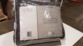 Birch Lane 100% Cotton Duvet Cover Set King Gret (BT-1934)