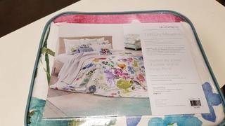 Blue Bell Gray Tetbury Meadow Reversible Duvet Set - 4 pcs / Multi / King