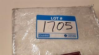 Home Decorative Collection 84" Drapery Panel - White Lace / Sheer / Rod Pocket / 2 pcs