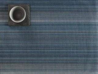 Chilewich Multi Stripe Rectangle Placemat - Chambray (100346-006)